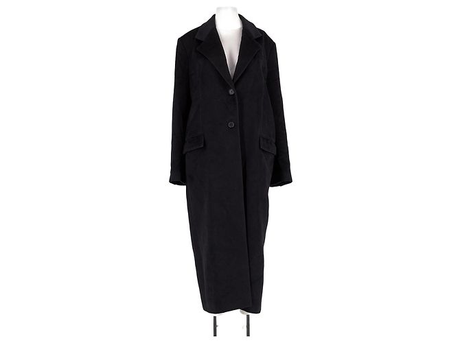 Autre Marque BAZILIKA Black Wool Coat M