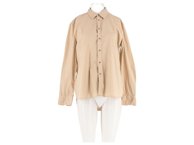 Camicia Nili Lotan in cotone beige M