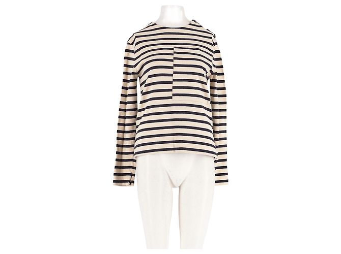 Top de algodón beige Joseph