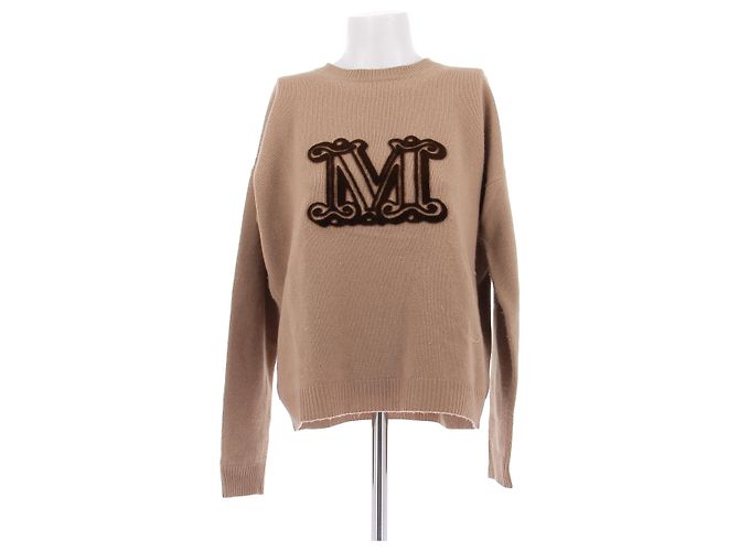 Max Mara Wollpullover Braun S