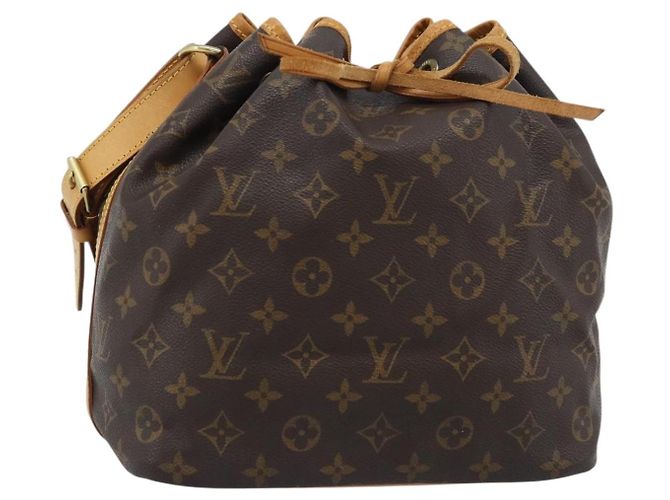 LOUIS VUITTON Monogram Petit Noe Shoulder Bag M42226 LV