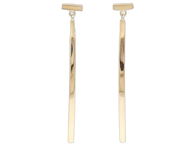 Tiffany & Co Orecchini Tiffany T Wire Bar in oro rosa
