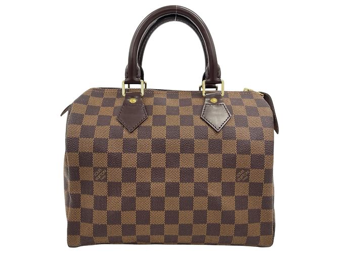 Bolsa Louis Vuitton Speedy 25 Damier Marrom