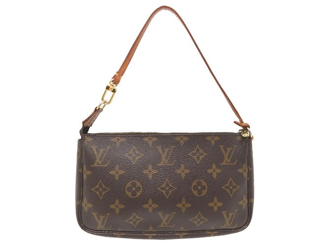 Louis Vuitton Pochette Accessoires Handtasche Braun