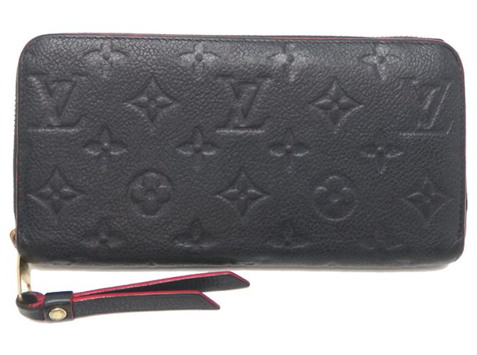 Louis Vuitton Zippy Wallet Red Navy blue