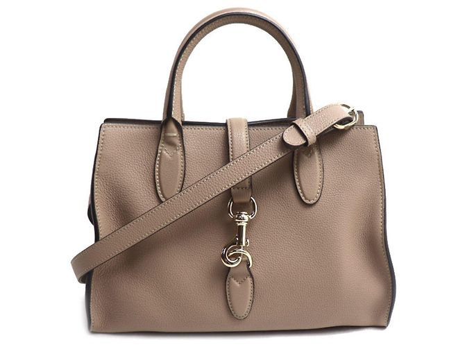 Gucci Hook Closure Medium Handbag Grey