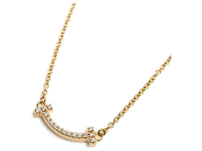 Tiffany T Collar Mini T Smile Tiffany & Co. en oro amarillo de 18K
