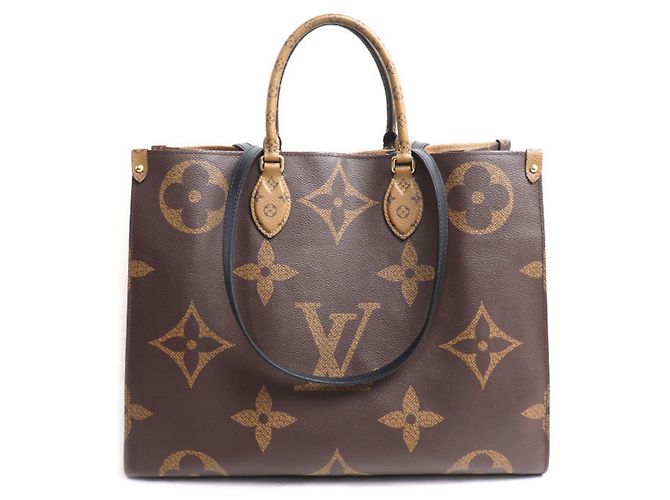 Sac cabas Louis Vuitton OnTheGo GM Marron