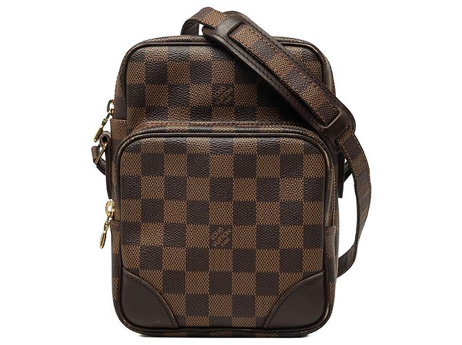 Louis Vuitton Brown Damier Ebene Amazone Marrom