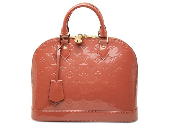 Louis Vuitton Pink Monogram Vernis Alma PM Rosa