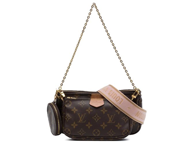 Louis Vuitton Brown Monogram Multi Pochette Accessoires Marrone