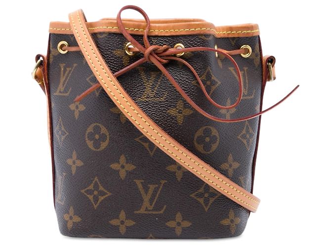Louis Vuitton Brown Monogram Nano Noe Marrom
