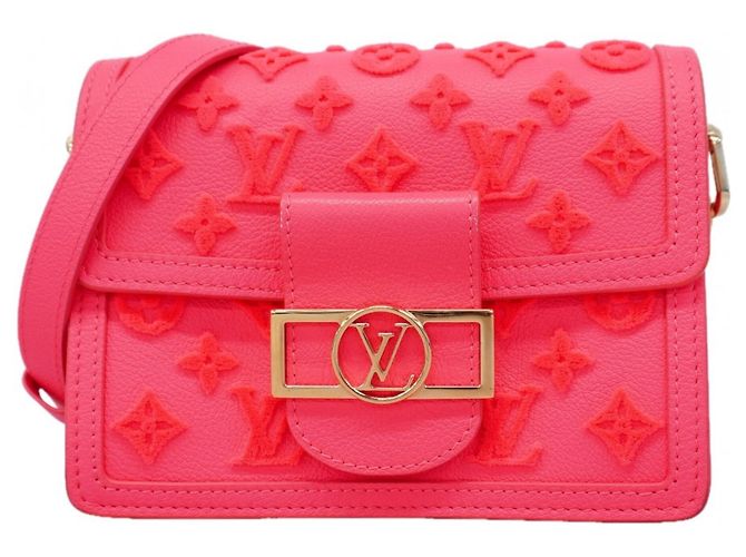 Borsa a tracolla Louis Vuitton Dauphine MINI Rosa