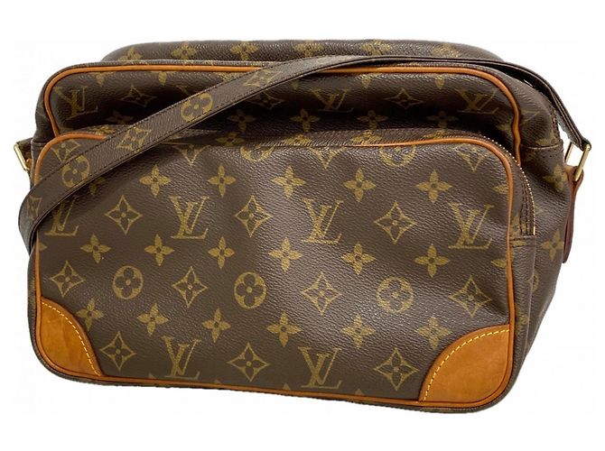 Borsa a tracolla Nile Monogram Louis Vuitton Marrone