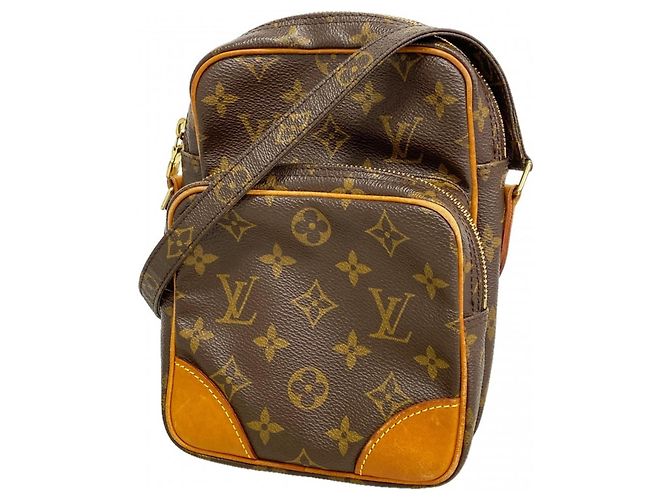 Borsa a tracolla Louis Vuitton Monogram Amazon Marrone