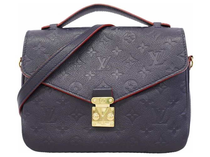 Louis Vuitton Monogram Empreinte Pochette Metis MM Handtasche Rot