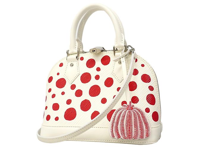 Bolso Louis Vuitton Alma BB Epi Blanco Roja