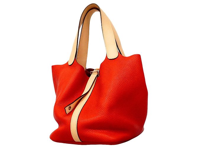 Hermès Bolsa Hermes Picotin Lock Touch MM Rosa