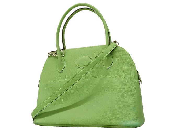 Hermès Hermes Bolide 26 Handbag Green