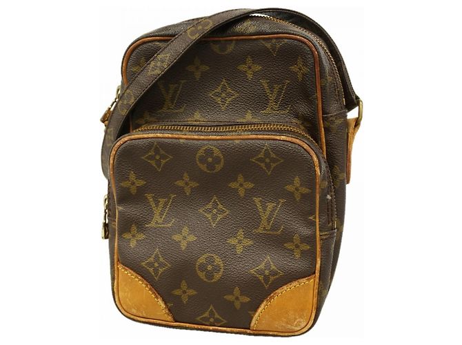 Borsa a tracolla Louis Vuitton Monogram Amazon Marrone