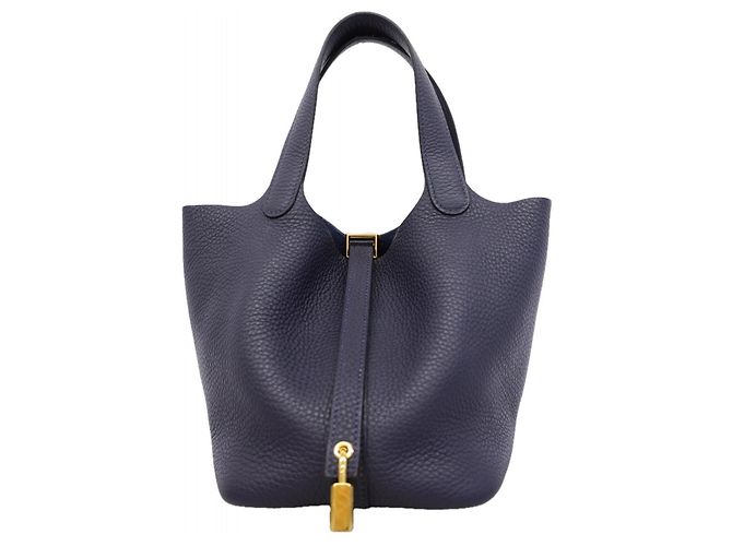 Hermès Borsa Hermes Picotin Lock PM Blu