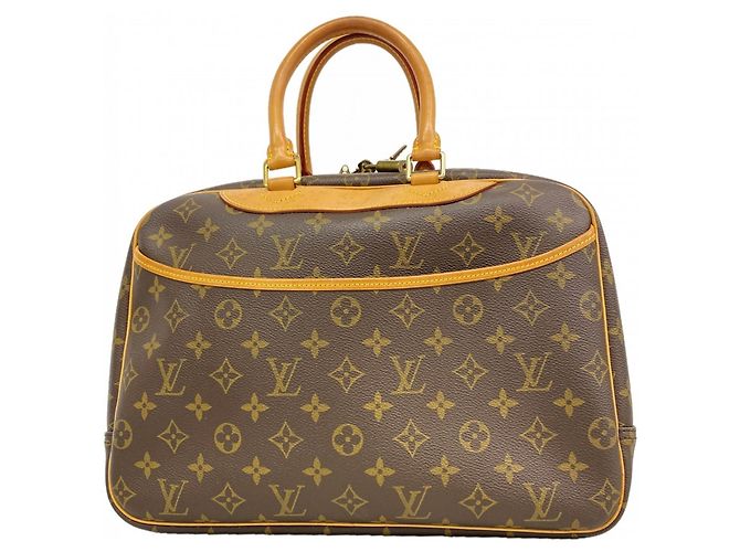 Borsa Louis Vuitton Monogram Deauville M47270 Marrone