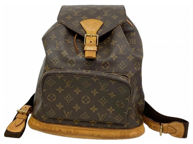 Zaino Louis Vuitton Monogram Montsouris GM Marrone