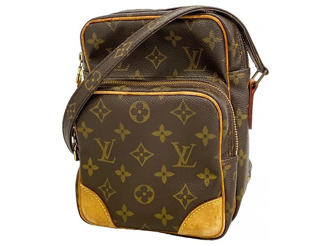 Borsa a tracolla Louis Vuitton Monogram Amazon Marrone