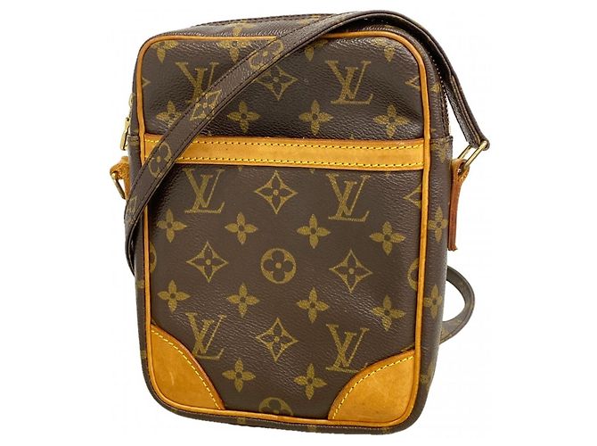 Bolso de hombro Louis Vuitton Monogram Danube Castaño