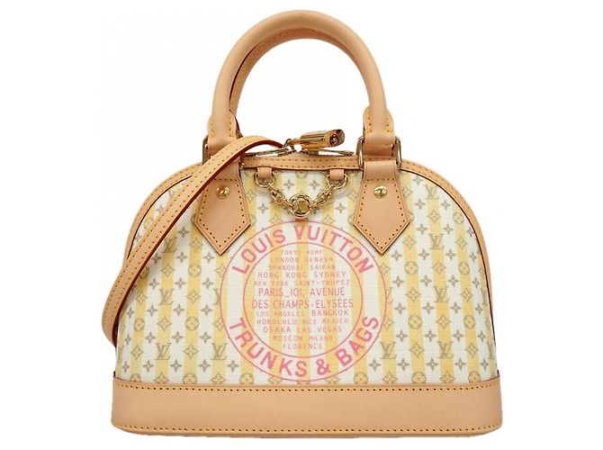Louis Vuitton LV Resort Alma BB Handbag Yellow