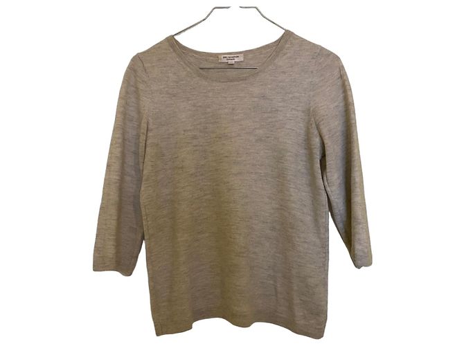 Eric Bompard Kaschmirpullover Beige 3/4-Ärmel