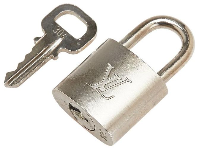 Louis Vuitton Vorhängeschloss aus Metall Silber Metallisch