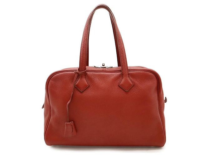 Hermès mala de viagem Hermes Victoria Vermelho