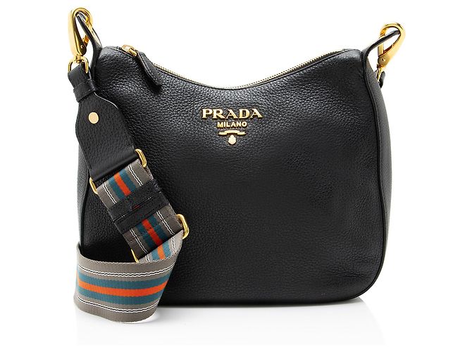 Prada Vitello Phenix Small Messenger Noir