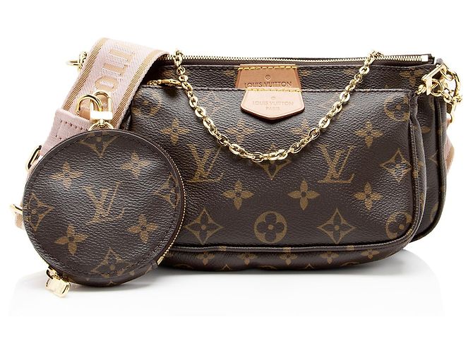 Louis Vuitton Monogram Canvas Multi-Pochette Accessoires Marrone