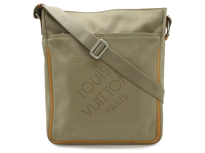 Borsa a tracolla Louis Vuitton Compagnon Marrone Beige