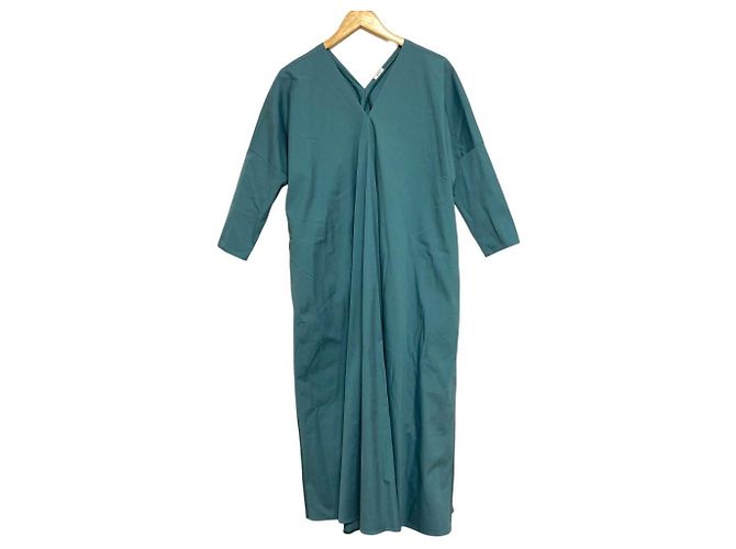 Autre Marque Vestido ATON STRETCH BROAD Azul