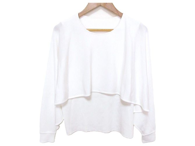 Autre Marque Malha com mangas capa ADORE Branco