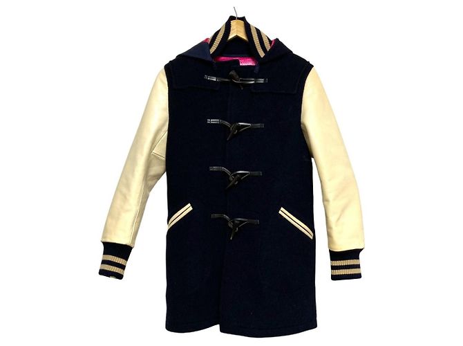 Autre Marque Junya Watanabe MAN Duffle Coat Wool Coat Blue