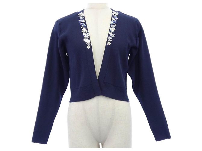 Autre Marque Cardigã Chesty Azul Azul marinho