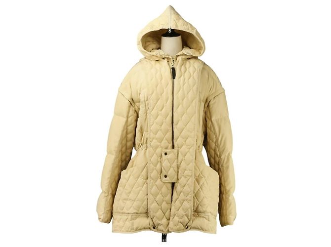 Autre Marque Wild Things × JUN MIKAMI Quilting Coat Bege Cru