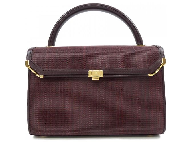 Autre Marque Borsa Comtesse Jackie in crine Rosso
