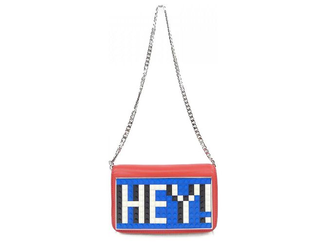 Autre Marque Borsa les petits joueurs Nero Bianco Rosso Blu