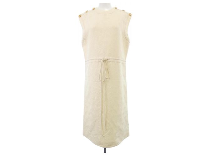 Vestido Gucci con estampado GG Blanco