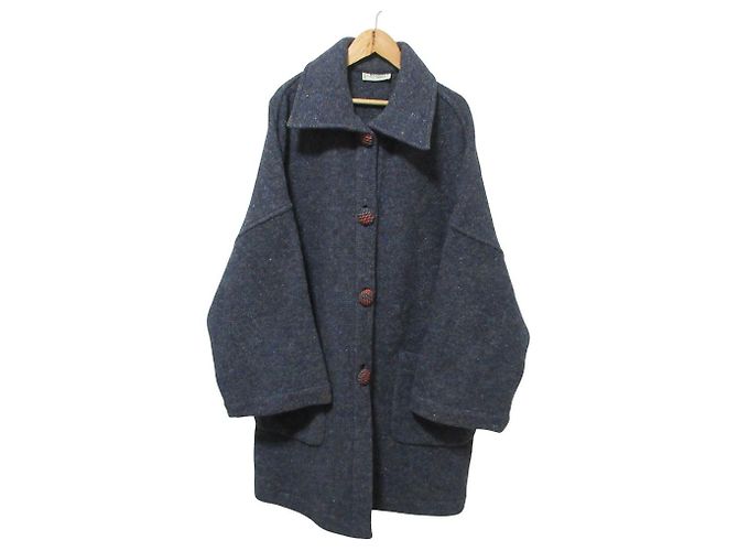 Autre Marque Casaco Missoni de lã abotoado simples Azul Azul marinho
