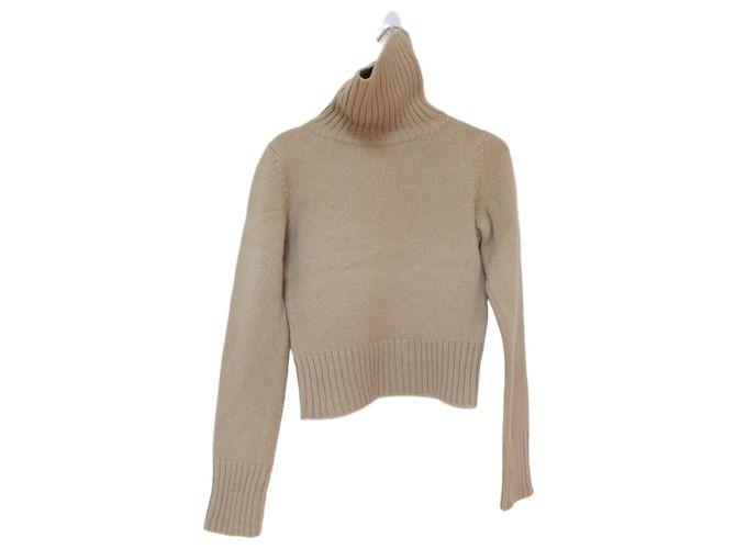 Burberry Rollkragenpullover aus Wolle Beige