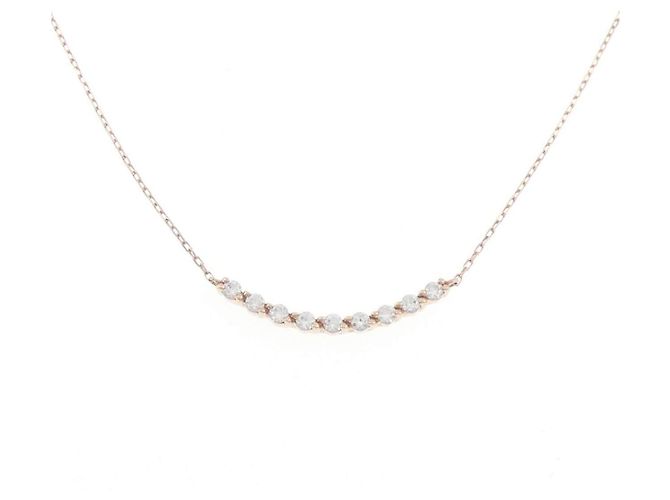 Autre Marque Collar 4°C K10 Pink Gold Rosa