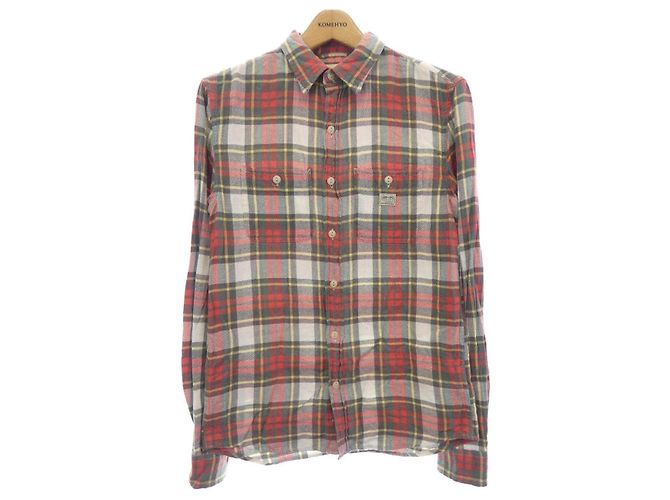 Autre Marque Camicia in cotone Denim & Supply Rosso Cachi