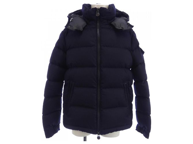 Moncler MONTGENEVRE Down Jacket Blue Navy blue