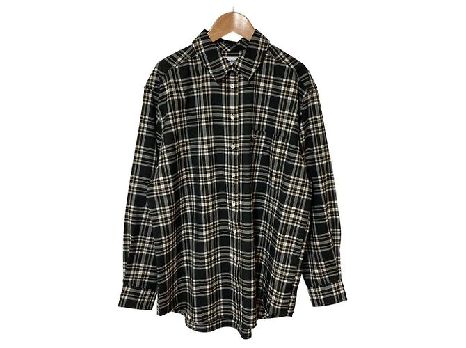 Autre Marque Camicia a quadri Tommy Jeans Nero Bianco Beige